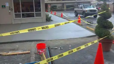 Commercial Walkways & Entry in Kirkland, WA: concrete walkway and steps work by Redmond Concrete (photo 2 of 6)