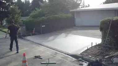 Driveway Demolition & Replacement by Redmond Concrete, Puget Sound area