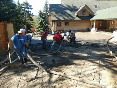 Issaquah Log Home Driveway in Issaquah, WA by Redmond Concrete