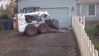 Driveway Replacement in Kirkland, WA: concrete driveway work by Redmond Concrete (photo 4 of 6)