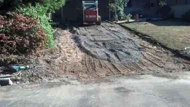 Driveway Tear-Out & Replacement in Bellevue, WA: concrete driveway work by Redmond Concrete (photo 3 of 6)