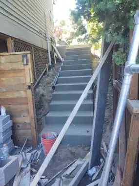 Bothell Firefighter’s Octagon Driveway & Retaining Wall in Bothell, WA: concrete driveway work by Redmond Concrete (photo 26 of 27)