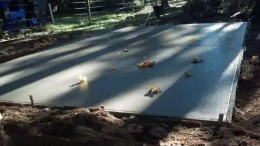 Shed Pad by Redmond Concrete, Puget Sound area