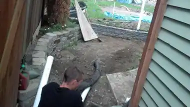 Side Yard Walkway in Bothell, WA: concrete walkway and steps work by Redmond Concrete (photo 5 of 6)