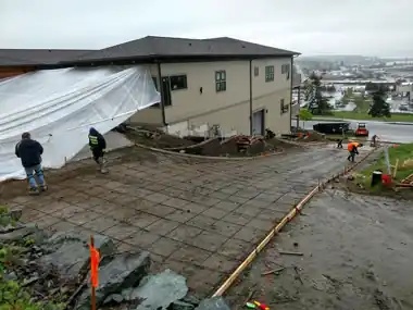 Oak Harbor Driveway, Modern Entry & Wedding Cake Steps in Oak Harbor, WA: concrete driveway work by Redmond Concrete (photo 3 of 10)