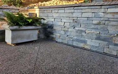 Seamless Slate Stained Stamped Driveway in Snohomish, WA: concrete driveway work by Redmond Concrete (photo 8 of 9)
