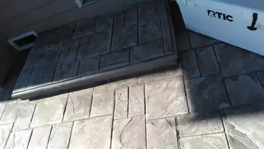 More Stamped & Decorative Concrete: concrete patio and wall work by Redmond Concrete, concrete contractor serving Bothell (photo 5 of 35)