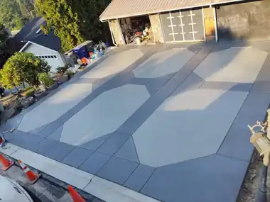 Bothell Firefighter’s Octagon Driveway & Retaining Wall in Bothell, WA: concrete driveway work by Redmond Concrete (photo 2 of 27)
