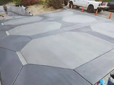 Bothell Firefighter’s Octagon Driveway & Retaining Wall in Bothell, WA: concrete driveway work by Redmond Concrete (photo 4 of 27)