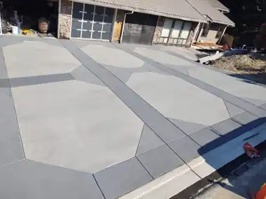 Bothell Firefighter’s Octagon Driveway & Retaining Wall in Bothell, WA: concrete driveway work by Redmond Concrete (photo 5 of 27)