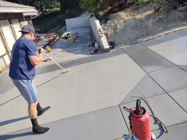Bothell Firefighter’s Octagon Driveway & Retaining Wall in Bothell, WA: concrete driveway work by Redmond Concrete (photo 8 of 27)